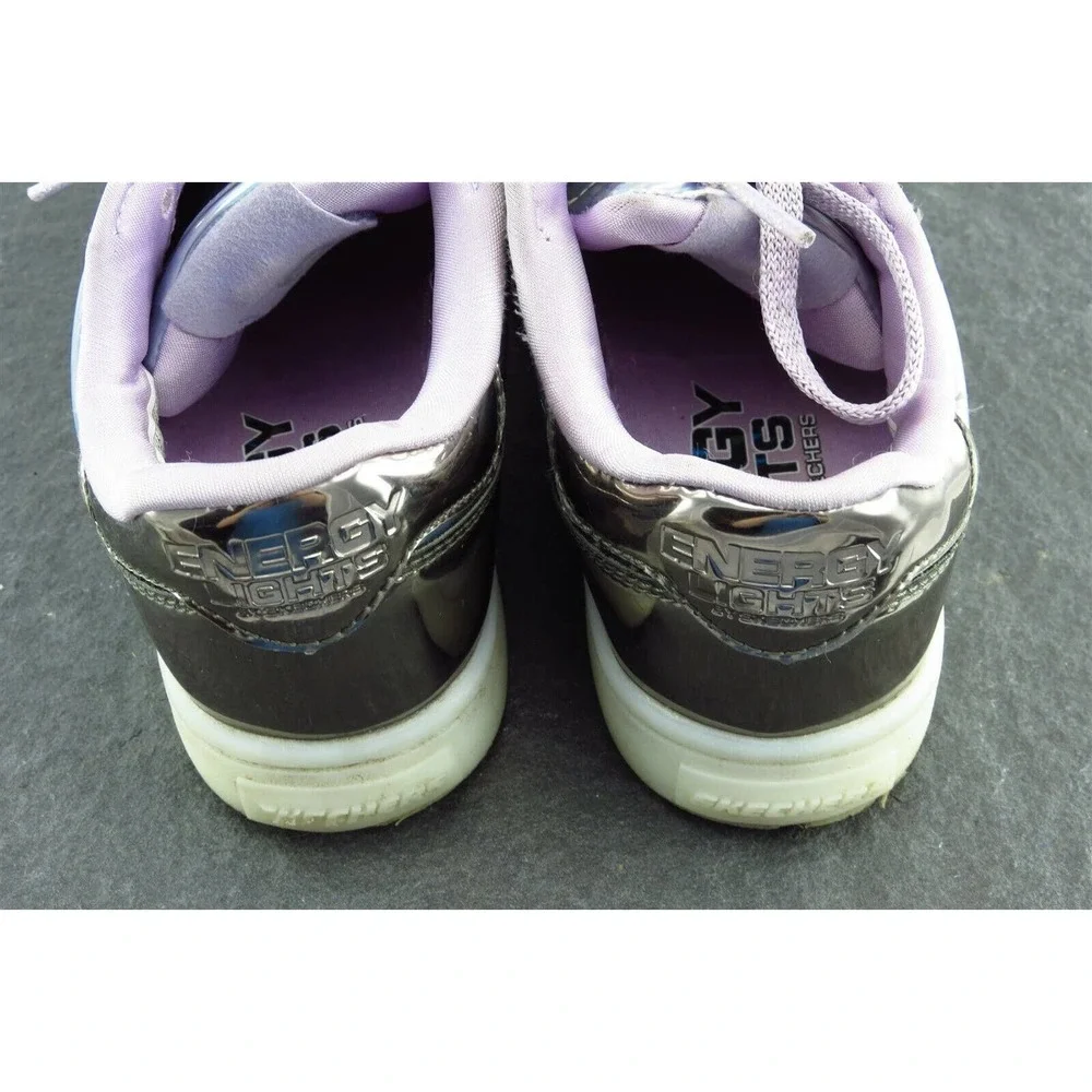 Skechers Toddler Girls 12 Medium Silver Fashion Sneakers‎ Synthetic